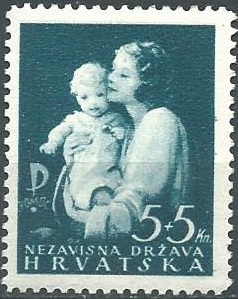 Croacia #B15  1942
