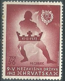 Croacia #B16  1942  Nueva
