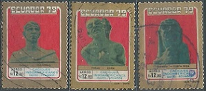 Ecuador #C671 - C673 1980
