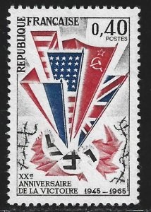 Francia #1121 1965 Nueva NH "25 Años de la victoria aliada"