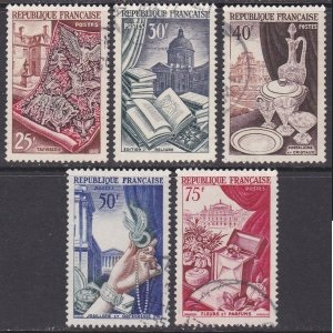 Francia #711 - 715 1954 Serie completa