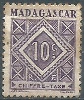 Madagascar #J31 1947