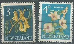 Nueva Zelanda  #336 - 337    1960