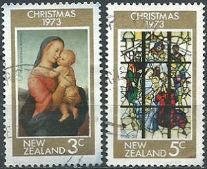 Nueva  Zelanda  #525 - 526 1973