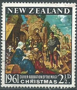 Nueva Zelanda #355  1961