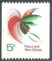 PAPUA NUEVA GUINEA #292   1969  Nueva "Flor ave del paraiso"