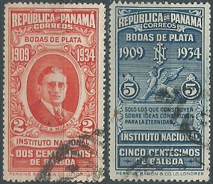 Panama #269 - 270 1915