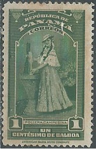 Panama #343  1942  Nueva