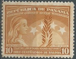 Panama #C101 1948 Nueva