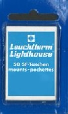Stampmount Leuchtturn transparente 20X24mm 50 uni.