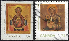 Canada #1222 y #1224 1988