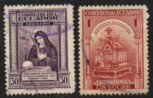 Ecuador #473 - 474  1946