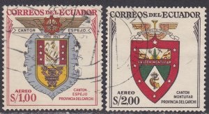 Ecuador #C316 - C317 1957