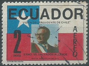 Ecuador #C481  1971 "Pres. Allende"