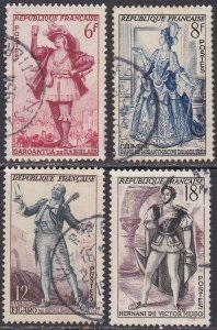 Francia #688 - 691 1953 Serie completa