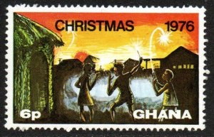 GHANA  #596  1976  Nueva  NH  «Navidad»