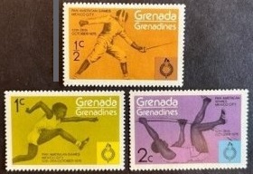GRANADA GRANADINES #101  - 103  1976  Nuevas  NH