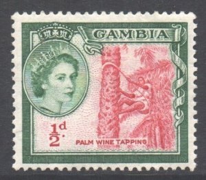 Gambia #153  1953   Nueva NH