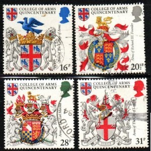Gran Bretaña   #1040 - 1043  1984  Serie completa