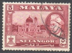 Malaya Selangor #105  1957