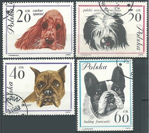 Polonia #1115 - 1117 y #1119  1963