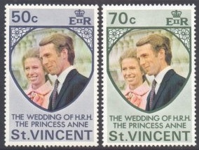 San Vicente #358 - 359 1973 Serie completa Nuevas NH