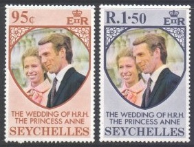 Seychelles #311 - 312  1973  Serie completa  Nuevas NH