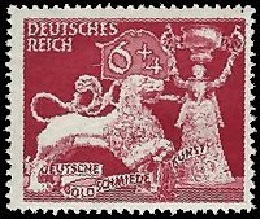 Alemania #B206 1942 Nueva NH
