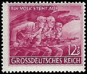 Alemania III Reich #B291 1944 Nueva NH
