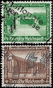 Alemania #B95 y #B97 1936
