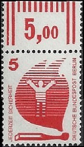 Alemania Berlin #9N316  1971 Nueva  NH