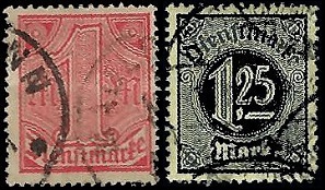 Alemania #O10 - O11  1920