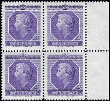 Canada #330 1953 Cuadro Nuevas NH