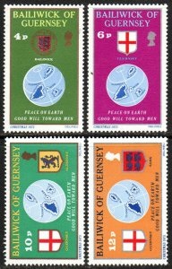 Guernsey #127 - 130  1975  Serie completa Nuevas NH