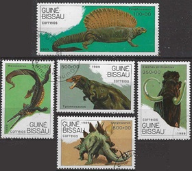 Guinea-Bisáu #828 - 832  1989