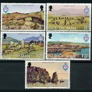Isla de Man #163 - 167   1980  Serie completa Nuevas NH