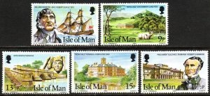 Isla de Man #177 - 181  1980 Serie completa Nueva (Hinged) "Familia de William Kermode"