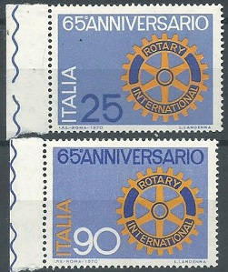 Italia #1025 - 1026 1970 Serie completa Nueva NH