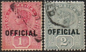 Jamaica #O3 - O4 1890