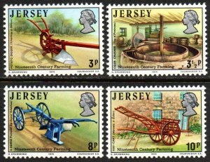 Jersey #120 - 123   1975 Serie completa Nuevas  NH "Herramientas agricolas"