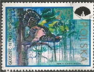 Polonia #1974   1973  "Urogallo occidental"
