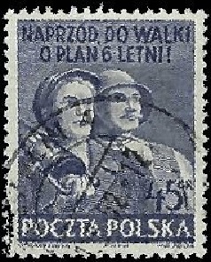 Polonia #507A 1951