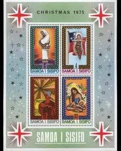 Samoa #427a 1975 H.S. Nueva NH "Navidad"