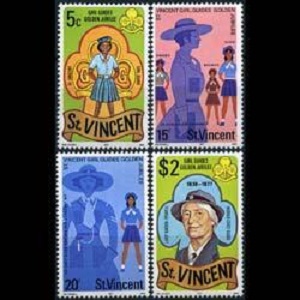 San Vicente #504 - 507  1977  Serie completa Nueva NH