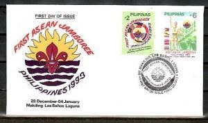 Filipinas #2286 - 2287  1991 Serie completa en FDC