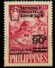 Filipinas #C111  1979 Nueva LH "I Exhibición Scout de Filatelia"