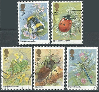 Gran Bretaña #1098 - 1102 1985 Serie completa