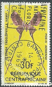 República Centroafricana #C68  1969