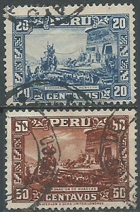 PERU #321 - 322 1934