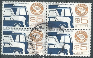 MEXICO #C497  1981  Cuadro circulado